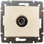 VALENA DIY Розетка TV проходная слоновая кость