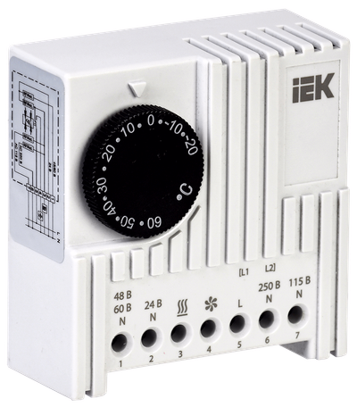 THERMOSTAT UKKT -20 to +60°C NO/NC IEK