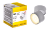 LIGHTING Светильник 4040 настенно-потолочный под лампу GX53 белый IEK1