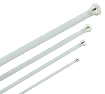 Хомут кабельный усиленный Хку 2,5х100мм со стальным замком белый (100шт) IEK