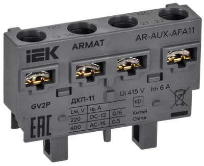 ARMAT Additional contact transverse contact DKP-11 GV3P IEK