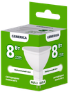 Лампа светодиодная MR16 софит 8Вт 230В 4000К GU5.3 GENERICA1
