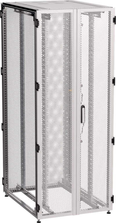 ITK by ZPAS Шкаф серверный 19" 42U 800х1000мм двухстворчатые перфорированные двери серый РФ