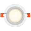 LIGHTING Светильник светодиодный ДВО 1620 со стеклом круг 6Вт 4000К IP20 IEK3