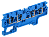 ARMAFIX Клемма пружинная CX4-4 BU 4мм2 четырехконтактная синяя IEK0