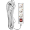 Extension cord U 03K with a switch 3 sockets 2P+PE/5 meters 3x1mm2 16A/250 IEK4