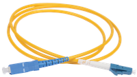 ITK Оптический коммутационный переходной шнур (патч-корд), для одномодового кабеля (SM), 9/125 (OS2), LC/UPC-SC/UPC, одинарного исполнения (Simplex), LSZH, 25м