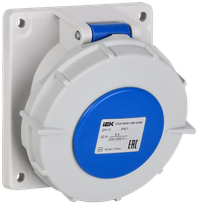 Розетка встраиваемая ССИ-4232 32А-6ч/220В 2P+PE IP67 IEK