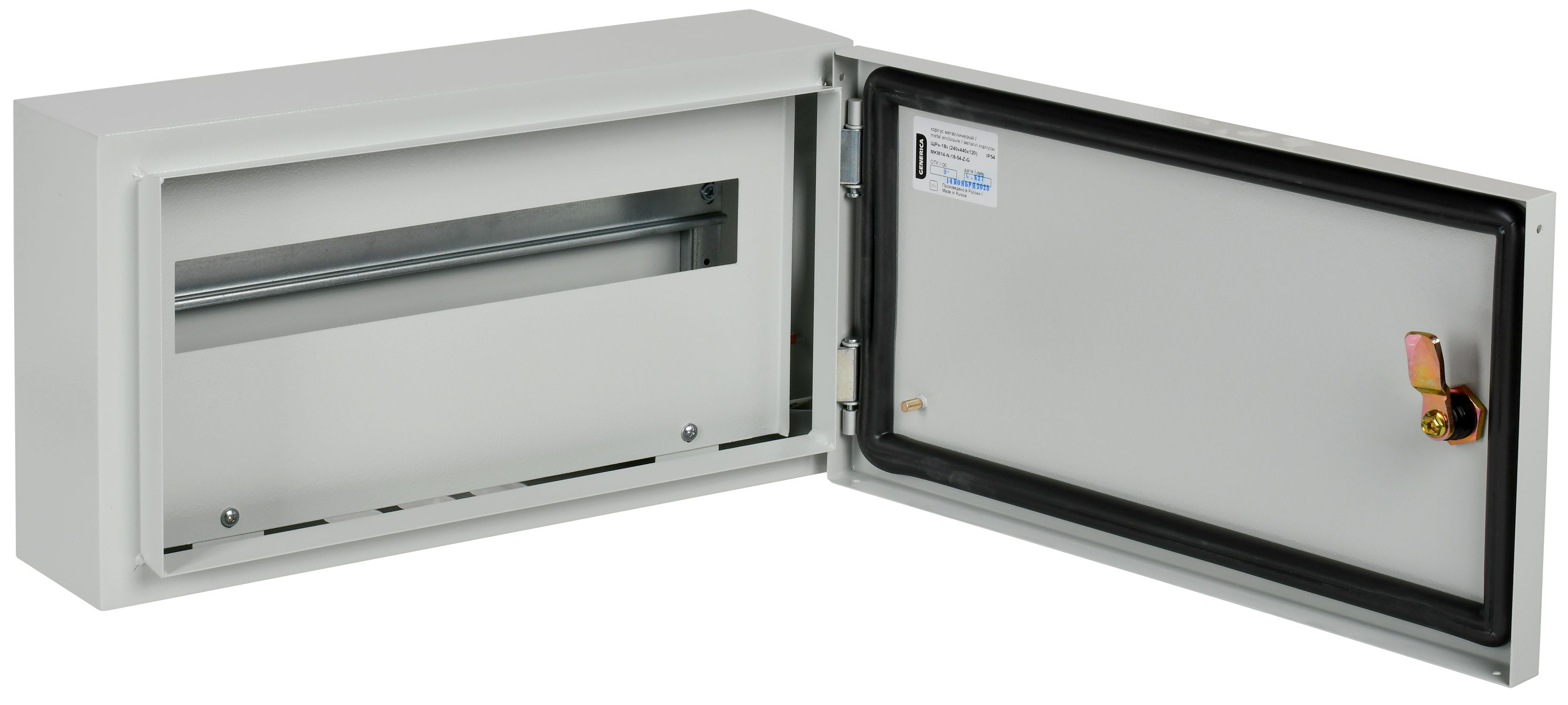 Корпус металлический распределительный ЩРн-18з (240х440х120мм) IP54 GENERICA (MKM14-N-18-54-Z-G)