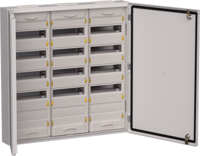 TITAN 5 Корпус металлический ЩРн-180 (3х60) 835х830х140мм IP54 серый (две двери) IEK