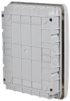 TEKFOR Корпус пластиковый ЩРВ-П-24 IP41 белая дверь IEK4