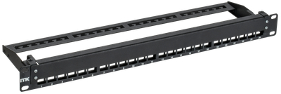 ITK IQLink 1U Патч-панель модульная UTP 24 порта для интеллектуальной системы