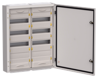 TITAN 5 Корпус металлический ЩРн-96 (2х48) 710х570х140мм IP54 серый (одна дверь) IEK