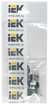 Скоба металлическая однолапковая d=14-15мм (10шт/упак) IEK2