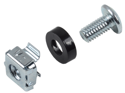 ITK Set of captive screws-washers-nuts for Phillips screwdriver (M6x12mm), 1 set.
