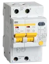 Дифференциальный автоматический выключатель АД12 2Р 16А 100мА IEK0