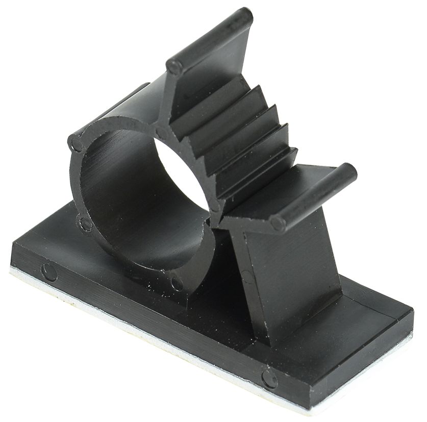 Клипса самоклеящаяся КС-15 черная (24шт) IEK (UHP40-D15-K02)