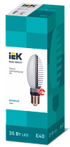 Лампа светодиодная HP 35Вт 120град 230В 5000К E40 поворотный цоколь IEK1