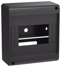 UNION Mini Корпус пластиковый КМПн-6 IP20 без двери черный IEK