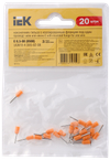 Lugs E0508 0,5mm2 (orange, 20pcs.) IEK2