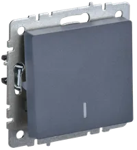 BRITE 1-gang switch with indication 10A BC10-1-7-BrM marengo IEK