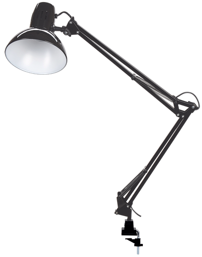 LIGHTING Светильник настольный 1014 пантограф на струбцине Е27 черный IEK