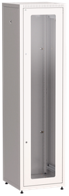 ITK LINEA E Шкаф напольный сетевой 19" 42U 600х600мм стеклянная передняя дверь задняя металлическая серый0