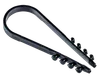 Дюбель-хомут 19-25мм для круглого кабеля нейлон черный (25шт/упак) IEK0