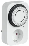 RTM-2 Mechanical Daily timer with indicator 15min 24h 96on/off 16A IP20 white IEK0