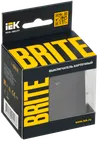 BRITE Card switch 30A VS10-1-8-BrCh black IEK1