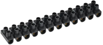 Screw-type terminal clips ZVI-15 4,0-10mm2 2x12steam IEK black