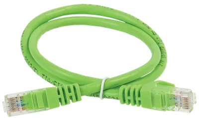 ITK Коммутационный шнур (патч-корд) кат.5E UTP 1,5м зеленый