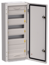 TITAN 5 Корпус металлический ЩРн-48 (1х48) 710х310х140мм IP54 серый (одна дверь) IEK0