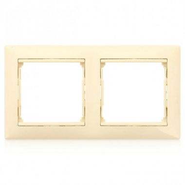 VALENA DIY Рамка 2-местная жемчужный 694351 IEK