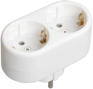 The tee is designed for connecting several electrical appliances to a stationary single socket.