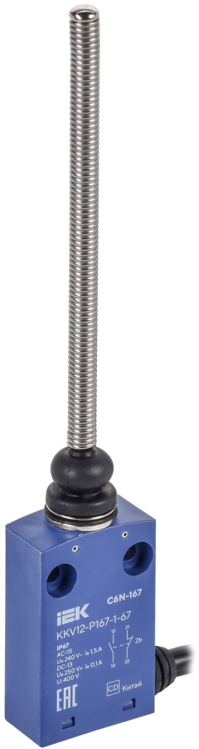 Выключатель концевой C6N-167 пружинный стрержень IP67 IEK