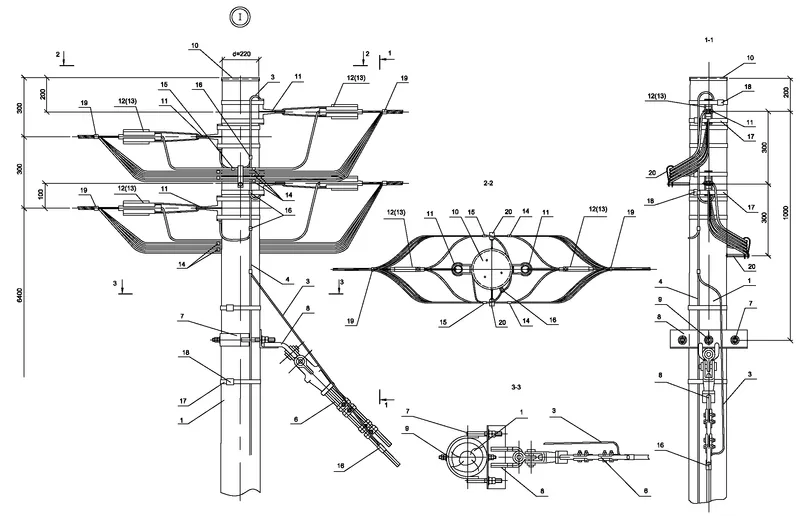 Опора Кд161 деревянная концевая двухцепная IEK (ASIP-DER-OPR-302-00-53 ...