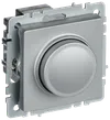 BRITE Светорегулятор поворотно-нажимной 600Вт СС10-1-0-БрА алюминий IEK0