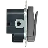 BRITE Выключатель карточный 30А ВС10-1-8-БрС сталь IEK6