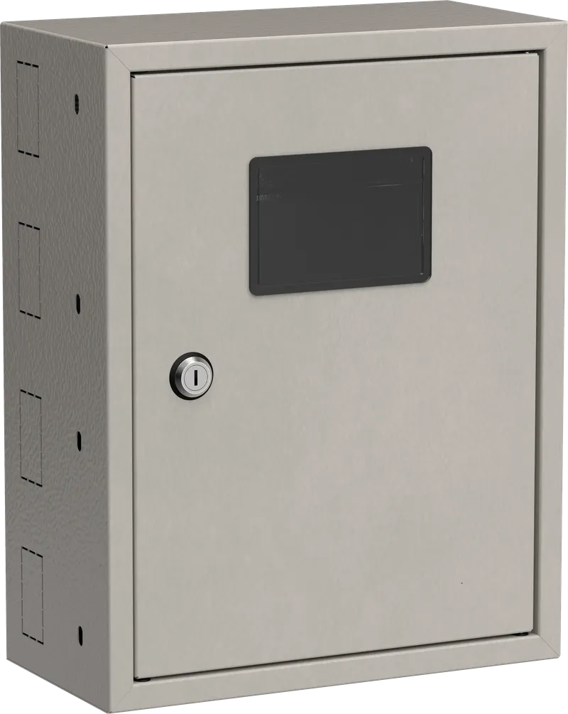 Ящик учетно-распределительный ЯУР-380-300 с двумя DIN-рейками (385х300х150мм) УХЛ3 IP31 IEK