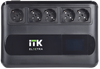ITK ELECTRA LT5 ИБП однофазный линейно-интерактивный 600ВА/360Вт 5хSchuko LCD дисплей АКБ 1х7AH USB+USB Charge RJ45/112