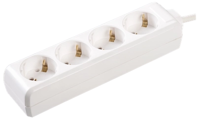 Удлинитель 4х5м с заземл. 16А IP20 У04 2P+PE IEK WYP10-16-04-05-Z-N