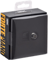FORTE&PIANO Double socket TV+RJ45 cat.5E FP136M metal black IEK1