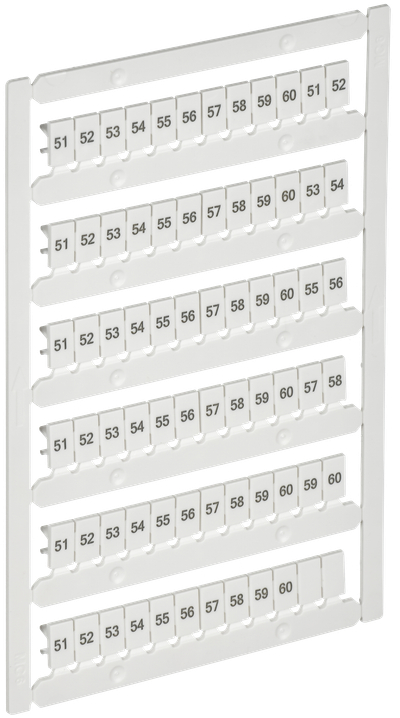 ARMAFIX Маркер для CTS/CP 4мм2 с символами "51-60" IEK
