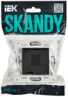 SKANDY Розетка компьютерная RJ45 кат.5E SK-K01Bl черный IEK1