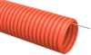 Труба гофрированная ПНД d=20мм с зондом оранжевая (100м) IEK0