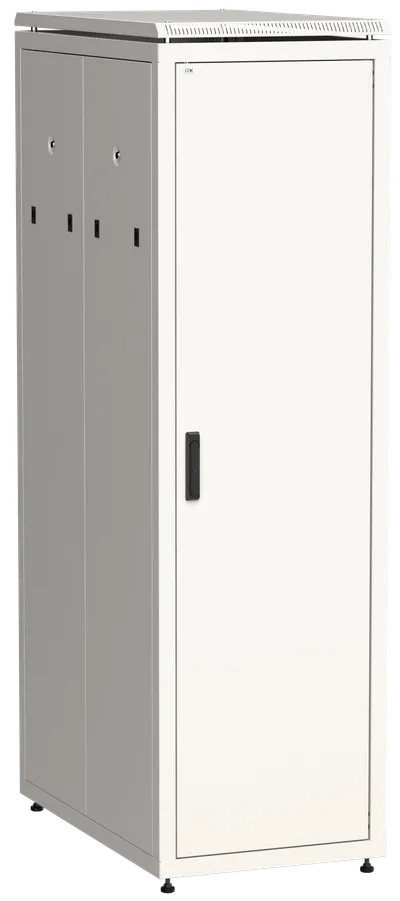 ITK LINEA N Шкаф сетевой 19" 47U 600х1000мм металлическая передняя дверь серый