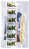 TTU set 6/3 (4x black, 2x white, red, blue, yellow, green) 10x10 cm/pack. IEK1