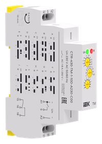 Реле времени многофункциональное TM 1 контакт 230В AC IEK