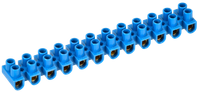 Зажим винтовой ЗВИ-5 н/г 1,5-4,0мм2 12пар синие IEK